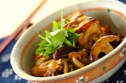 厚揚げとたっぷりキノコの煮もの