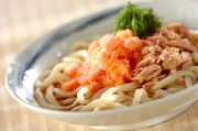 冷凍トマトの冷やしうどん