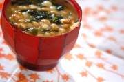 納豆とワカメのみそ汁