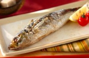 アジの塩焼き