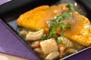 海鮮あんかけオムレツ