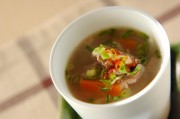 牛肉入りスープ
