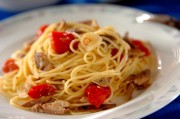 サンマのパスタ