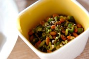 オクラ納豆のポン酢風味和え