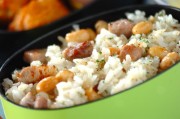 大豆と豚肉のチャーハン