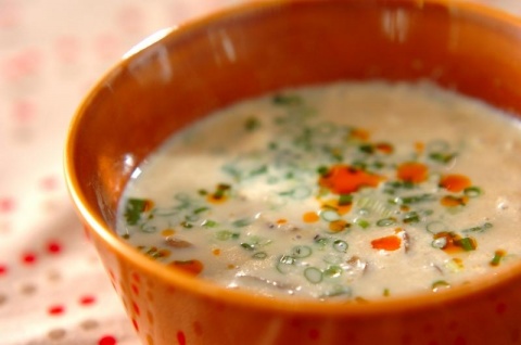 中華風豆乳スープ