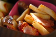 ベーコンとエリンギの炒め物