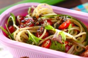 トマトとオレガノのサッパリパスタ