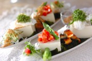 お豆腐のサラダ