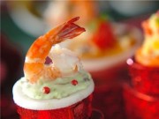 エビ&アボカナッペ