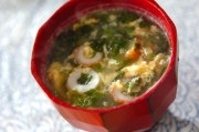 小松菜卵スープ