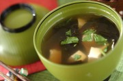 ささ身と豆腐のお吸い物