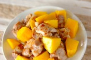 鶏マンゴー炒め