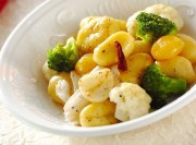 手作りニョッキのペペロンチーノ