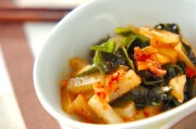 大根とワカメのキムチ和え