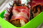 マイタケのベーコン巻き