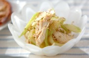 ささ身とセロリのポン酢和え