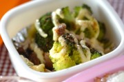 ブロッコリーとキノコのマヨ焼き
