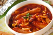 ソーセージと豆のトマト煮