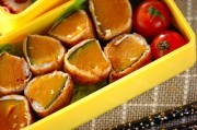 カボチャの煮物肉巻き