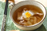 塩もみ大根と豚肉のスープ