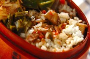マイタケとツナの混ぜご飯