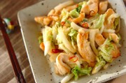 白菜と鶏肉のシャッキリ炒め