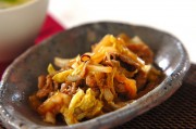 白菜の甘酢炒め