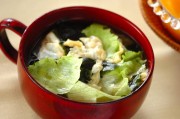 シャキシャキレタスのスープ