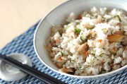 アジと梅の混ぜご飯