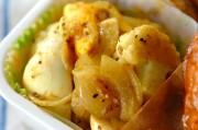 卵とカリフラワーのカレーサラダ