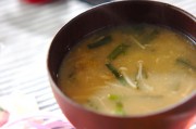 エノキの合わせみそ汁