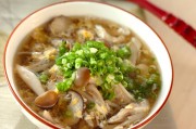 梅干し風味のキノコスープ