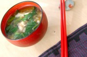 ほうれん草のみそ汁