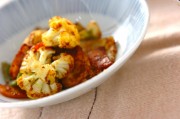 カリフラワーのカレー炒め