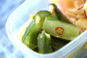 キュウリの甘酢