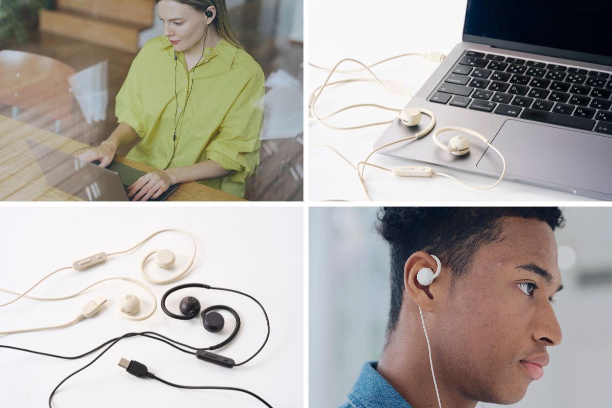 オープンイヤー型有線イヤホン「nwm WIRED」（ USB Type-C）