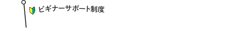 ビギナーサポート制度 はじめての登録後1週間は10分相談割引！