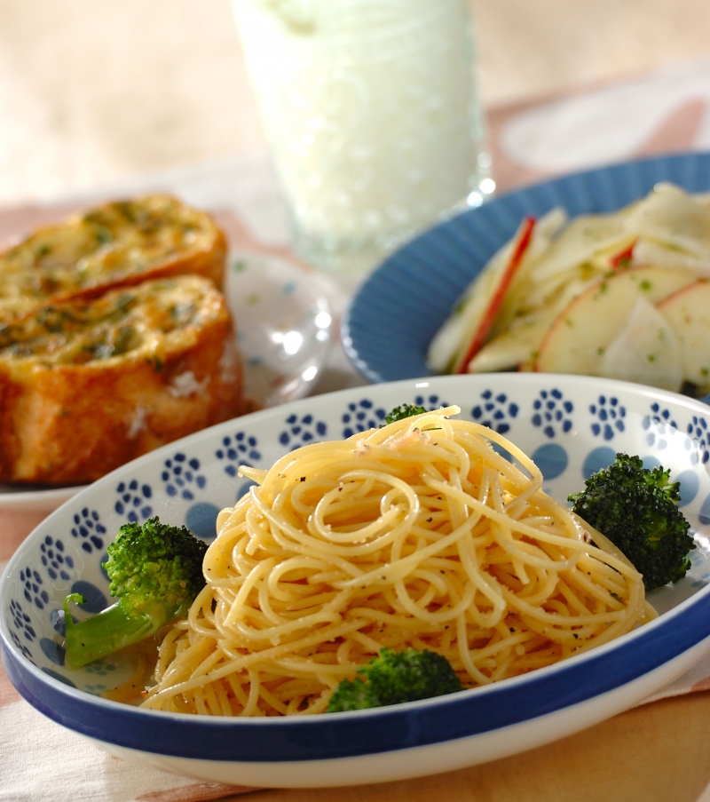 ブロッコリー明太パスタ の献立 レシピ E レシピ 料理のプロが作る簡単レシピ 16 10 30公開の献立です