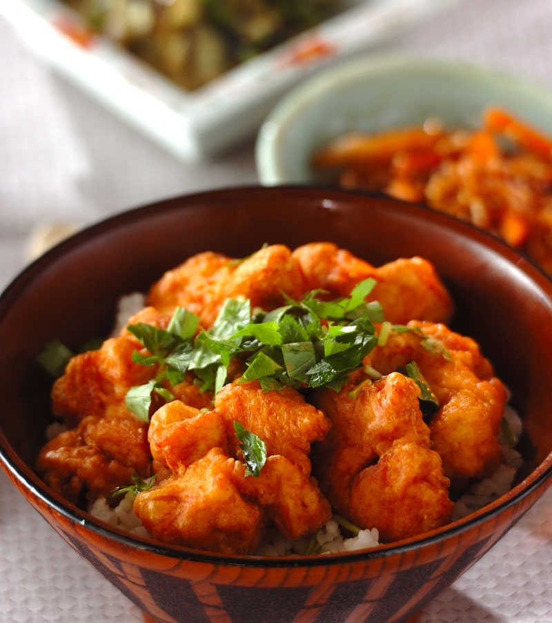 「鶏天丼」の献立・レシピ - 【E・レシピ】料理のプロが作る簡単レシピ/2017.10.26公開の献立です。