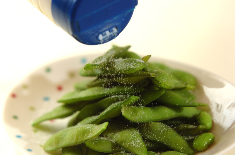 塩ゆで枝豆の作り方の手順3