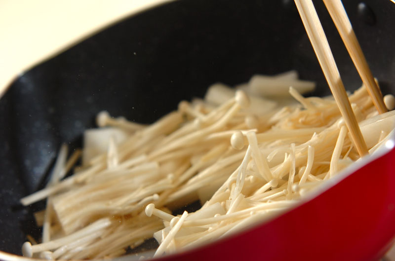 大根の甘酢炒めの作り方の手順3