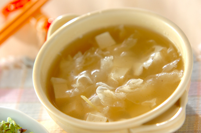 白色スープ