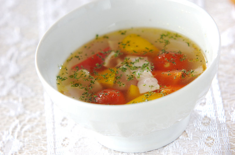 パプリカのスープ レシピ 作り方 E レシピ 料理のプロが作る簡単レシピ