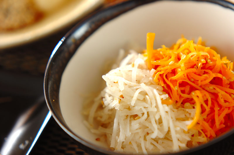 大根とニンジンのナムル 副菜 レシピ 作り方 E レシピ 料理のプロが作る簡単レシピ