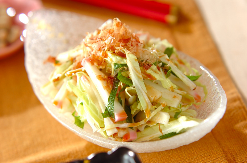 白菜と大葉のサラダのレシピ 作り方 E レシピ 料理のプロが作る簡単レシピ