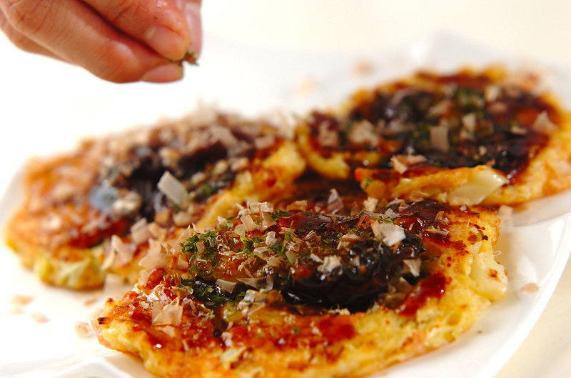 カキの大和芋焼きの作り方の手順4