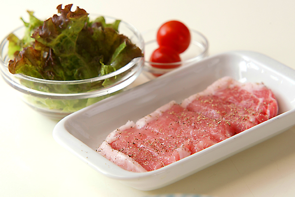 豚肉のショウガ焼きの作り方の手順1