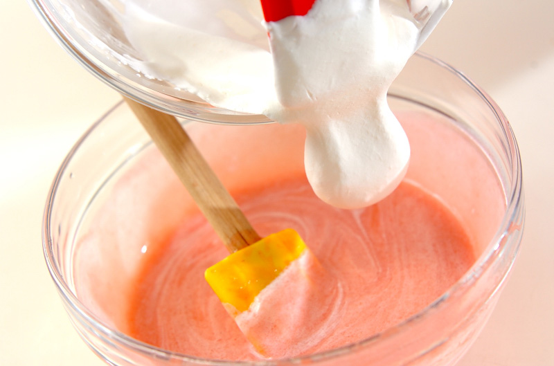 イチゴのムースの作り方5