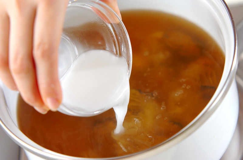 カキのショウガスープの作り方2